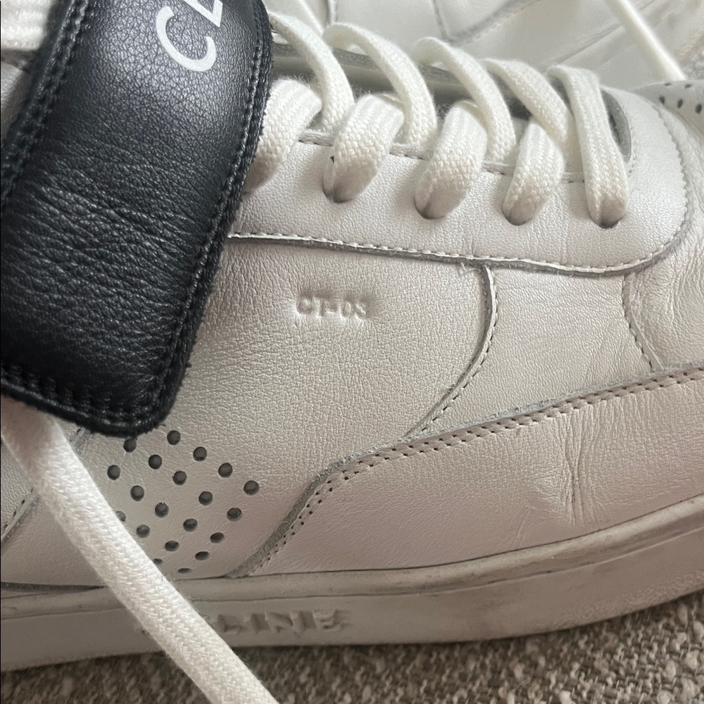 Celine CT-03 HIGH SNEAKER WITH VELCRO in CALFSKIN - Picture 7 of 7